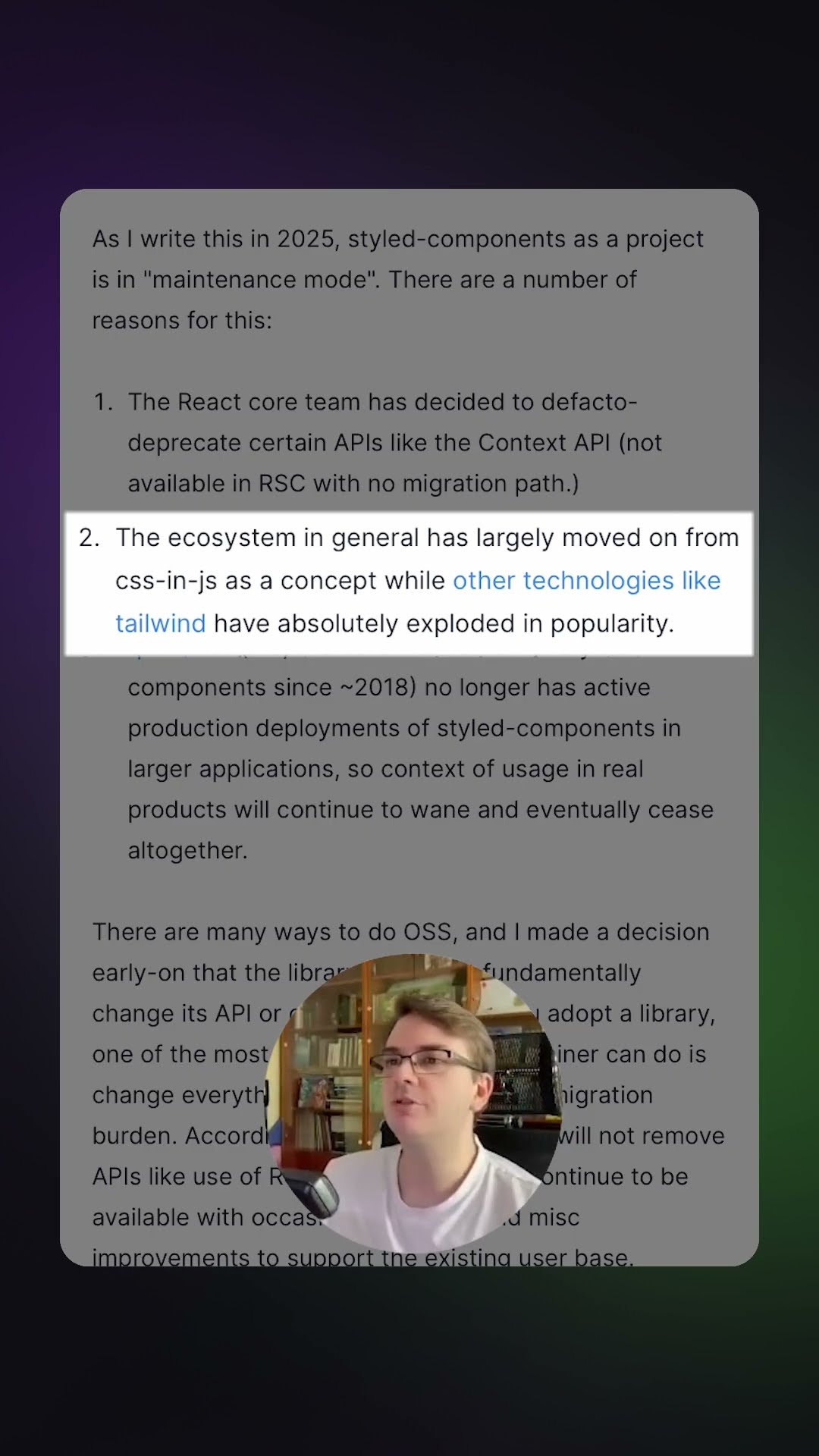 Превью: Styled Components — все :( #react #вебразработка #it