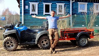 Превью: КАК ВЕСНОЙ ЗАТОПИЛО УЧАСТОК, ПОКОСИЛСЯ ЗАБОР И ИЗМЕНИЛСЯ КВАДРОЦИКЛ