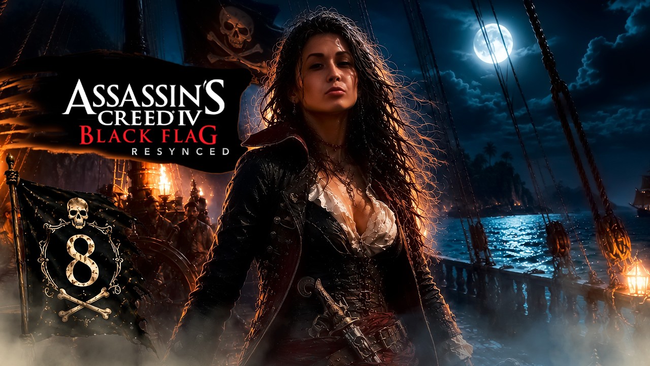 Превью: Assassin's Creed Black Flag Resynced ▪︎ Стрим 8