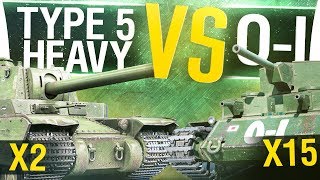 Превью: TYPE 5 HEAVY проиграл O-i • Сколько надо O-I чтоб уничтожить Тайпа?