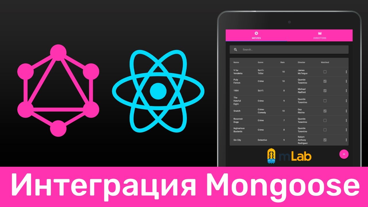 GraphQL #7 Добавляем Mongoose и обновляем Resolve (Adding Mongoose Models &amp; Updating Resolve)