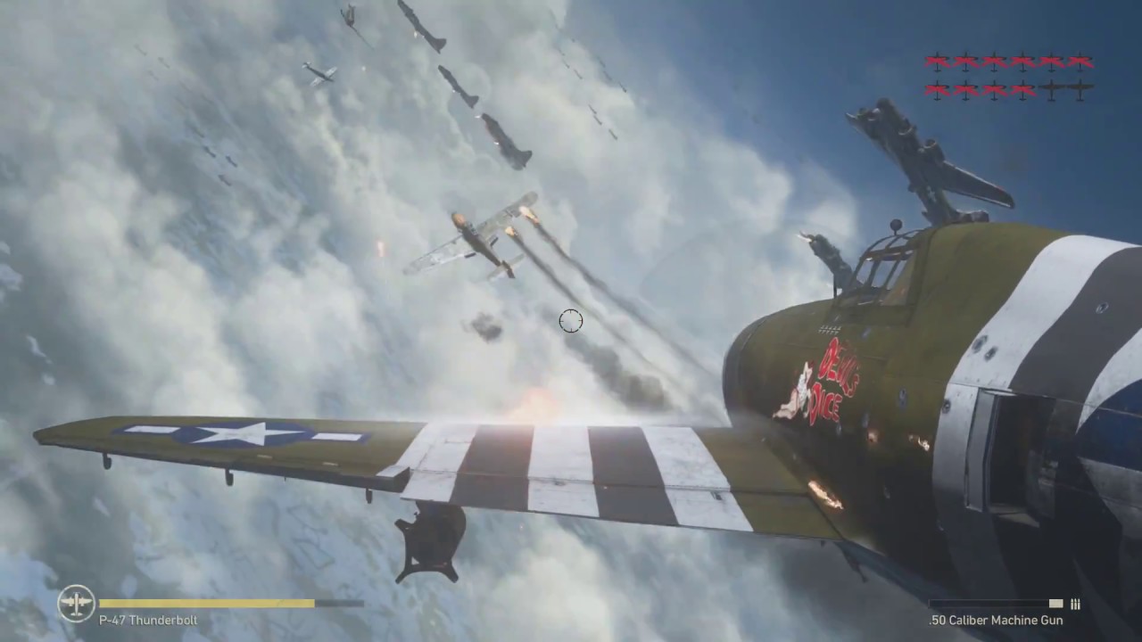 Воздушная миссия в Call of Duty WWII