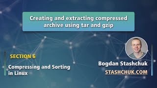 Превью: Linux Tutorial: 41 Creating and extracting compressed archive using tar and gzip