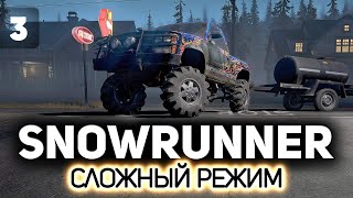 Превью: Едем на новую карту искать хороший грузовик 🚚 SnowRunner [PC 2020] #3