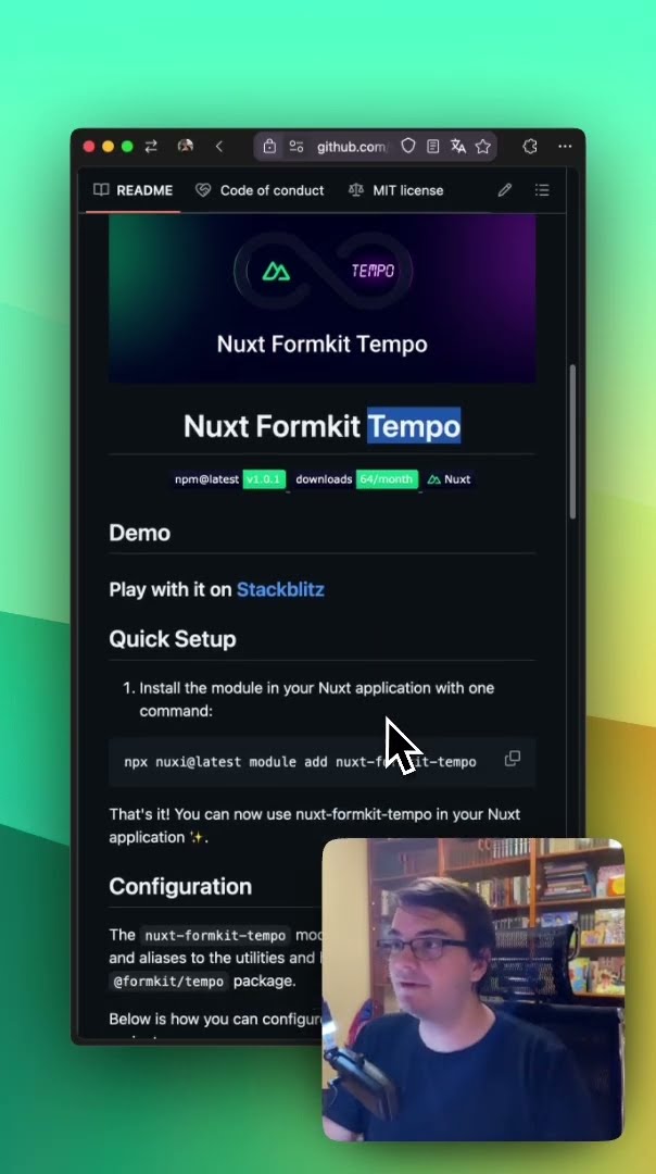 Превью: Бибиотека Nuxt Formkit Tempo