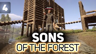 Превью: Строим Москва Сити с Хрустом 🌲 Sons of the Forest [PC 2023] #4