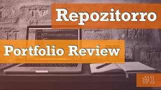 Превью: Repozitorro #1 - Обзор портфолио Junior разработчика / Junior web-developer Portfolio Review