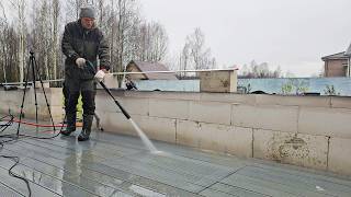 Превью: СДЕЛАЛ ВЕЧНЫЕ ПОЛЫ ИЗ ТЕРРАСНОЙ ДОСКИ ДПК. Веранда часть 5