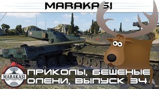 Превью: Приколы, бешеные олени, статист олень wot 34