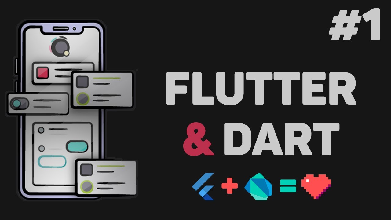 Уроки Flutter и Dart с нуля / #1 – Разработка мобильных приложений для начинающих