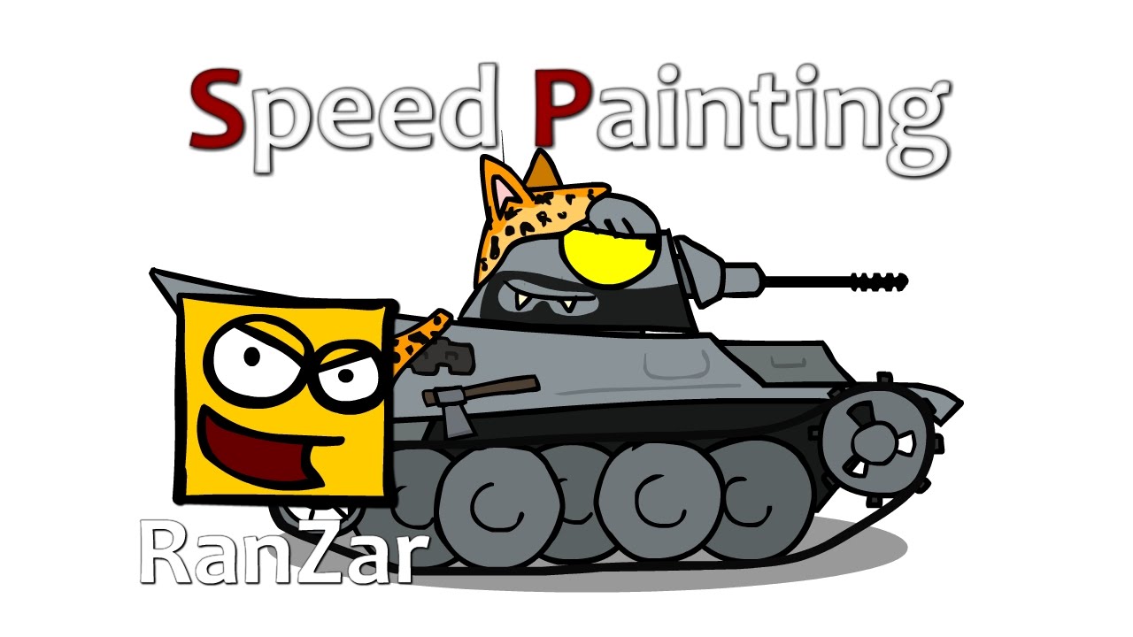 Speed Paint Леопард. RanZar. Рандомные Зарисовки.