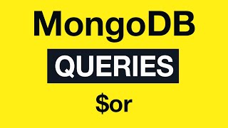 Превью: 09 MongoDB Queries - $or Operator