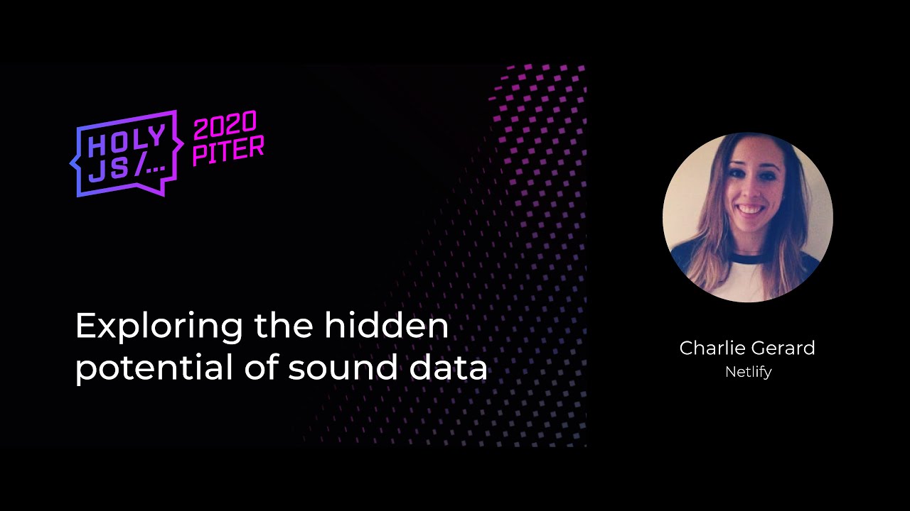 Charlie Gerard — Exploring the hidden potential of sound data