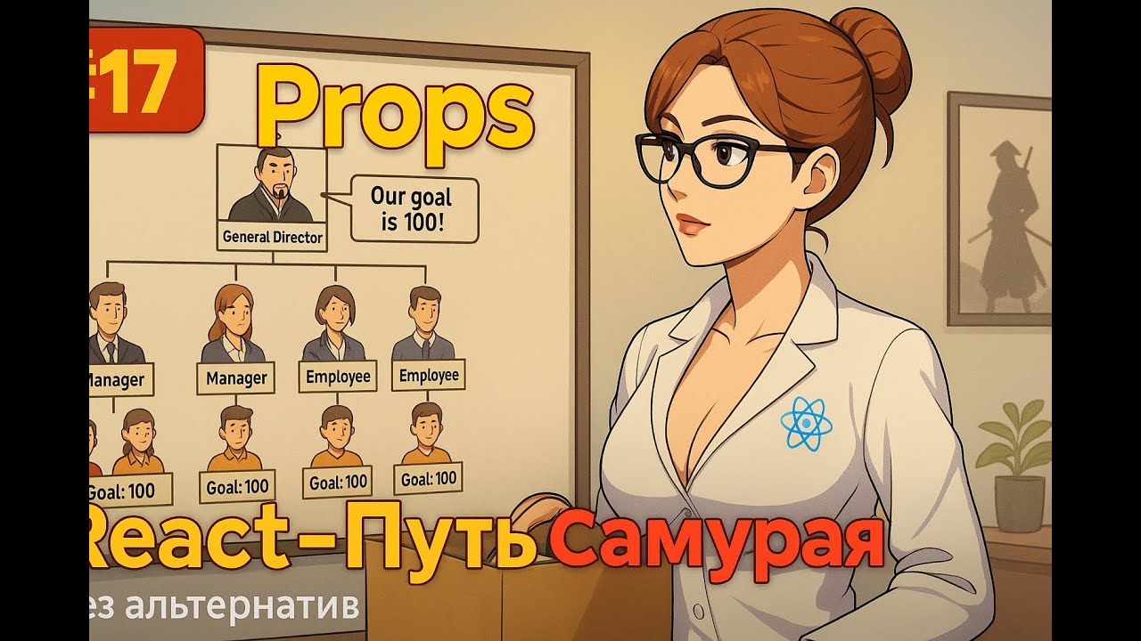 17 - Зачем компоненту Props? Information Expert / GRASP / Курс React Путь Самурая: Без альтернатив