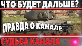 Превью: ДАЛЬНЕЙШАЯ СУДЬБА МОЕГО КАНАЛА. ЧТО БУДЕТ ДАЛЬШЕ? world of tanks