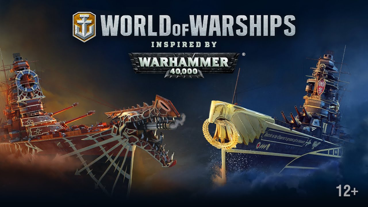 World of Warships inspired by Warhammer 40,000. Официальный трейлер