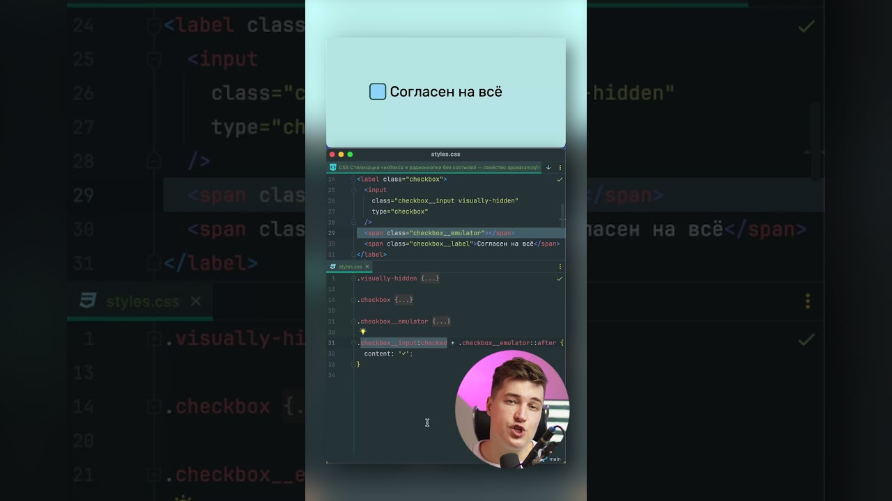 CSS Стилизация чекбокса и радиокнопки без костылей — свойство appearance