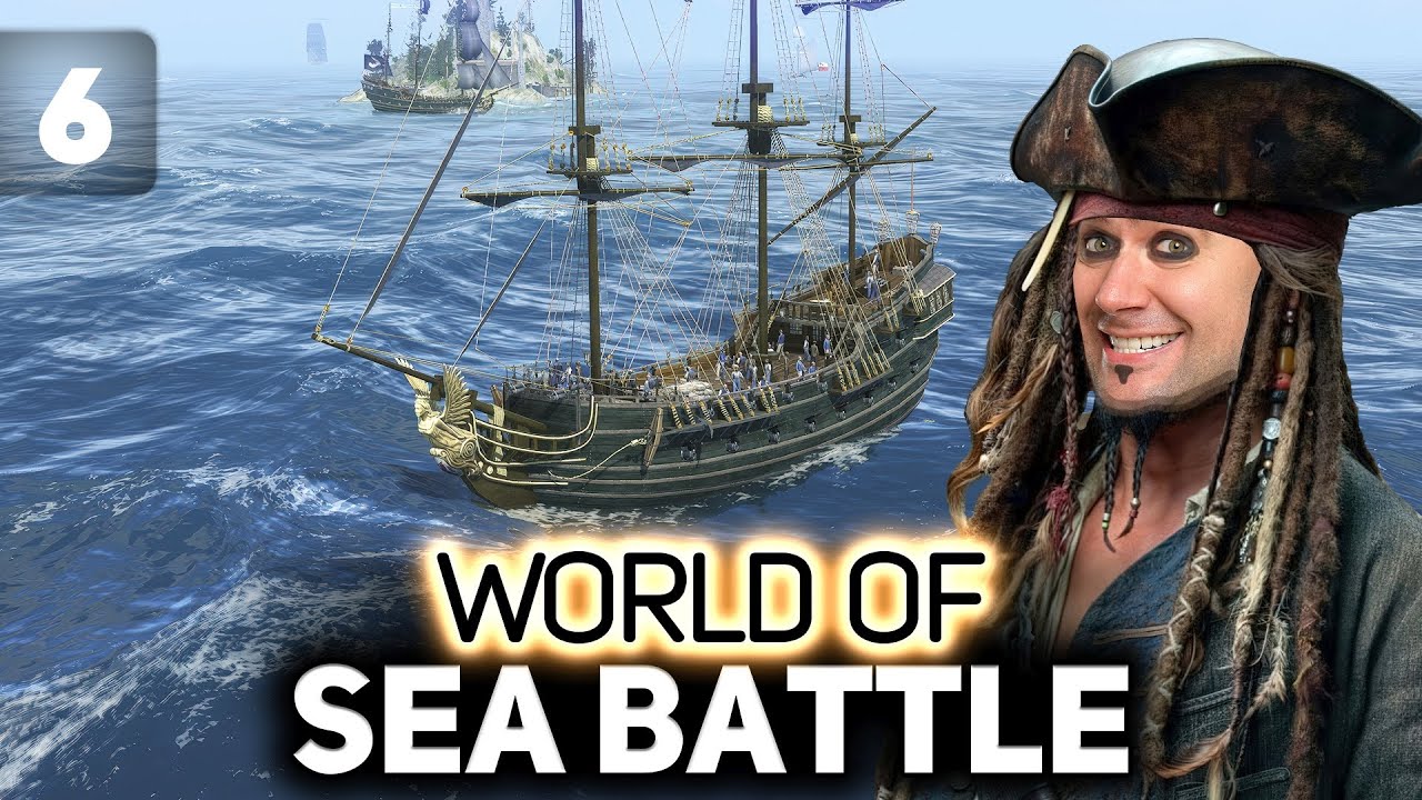 Капитан Джек Амвэй и его Чёрная Утюжина 🏴‍☠️ World of Sea Battle [PC 2023] #6