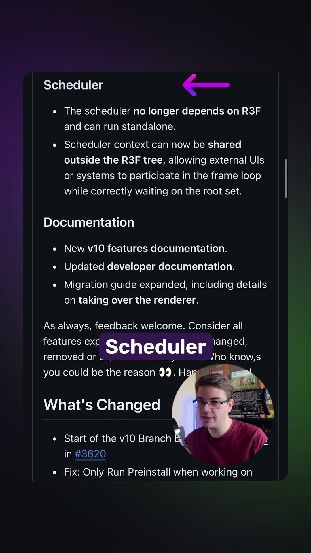 Превью: Вышел React Three Fiber v10-alpha.1!