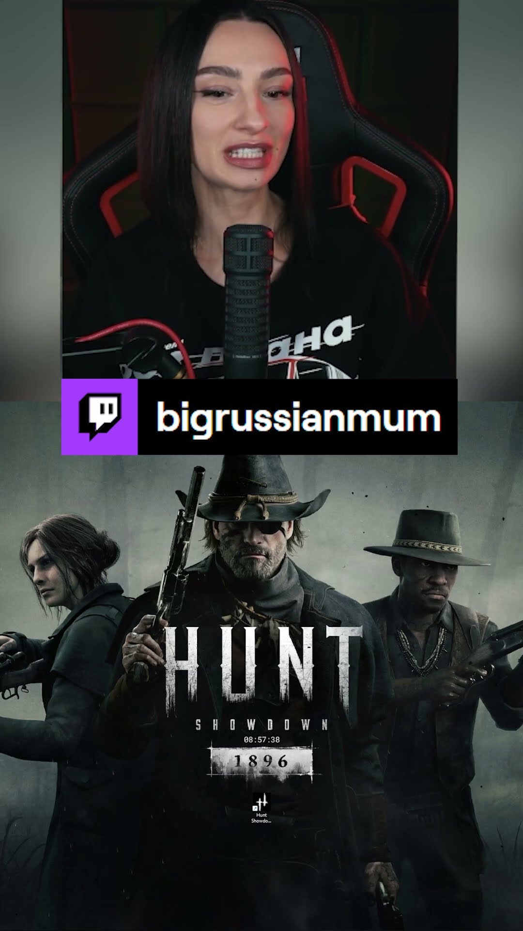 Превью: ВОЛОСАТЫЙ ПОНЧИК | BRM В HUNT: SHOWDOWN #twitch #brm #стримерша #юмор #мем