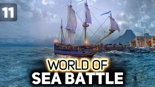 Превью: Мортирные корабли. Плавающие АРТ-САУ 🏴‍☠️ World of Sea Battle [PC 2023] #11