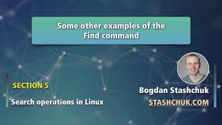 Превью: Linux Tutorial: 36 Some other examples of the Find command