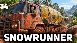 Превью: Управляем грузовиком под музыку 🚚 SnowRunner [PC 2020] #34