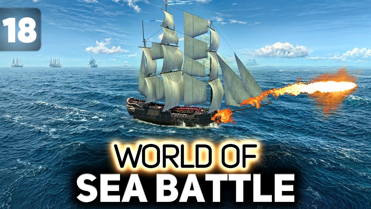 Корабль с огнемётом Firestorm 🏴‍☠️ World of Sea Battle [PC 2023] #18