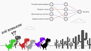 Превью: Я сделал ИИ для Гугл Динозаврика :D И он играет лучше тебя!)