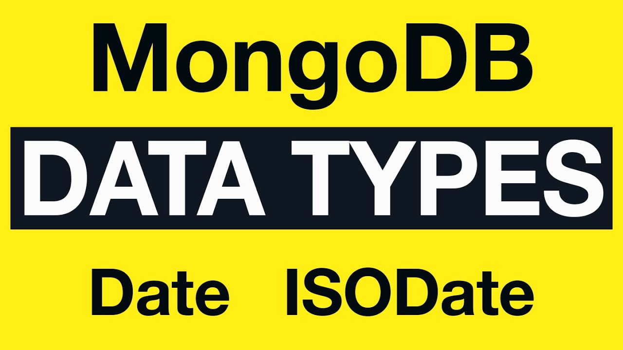 MongoDB Data Types: 06 What is Date and ISODate in MongoDB?