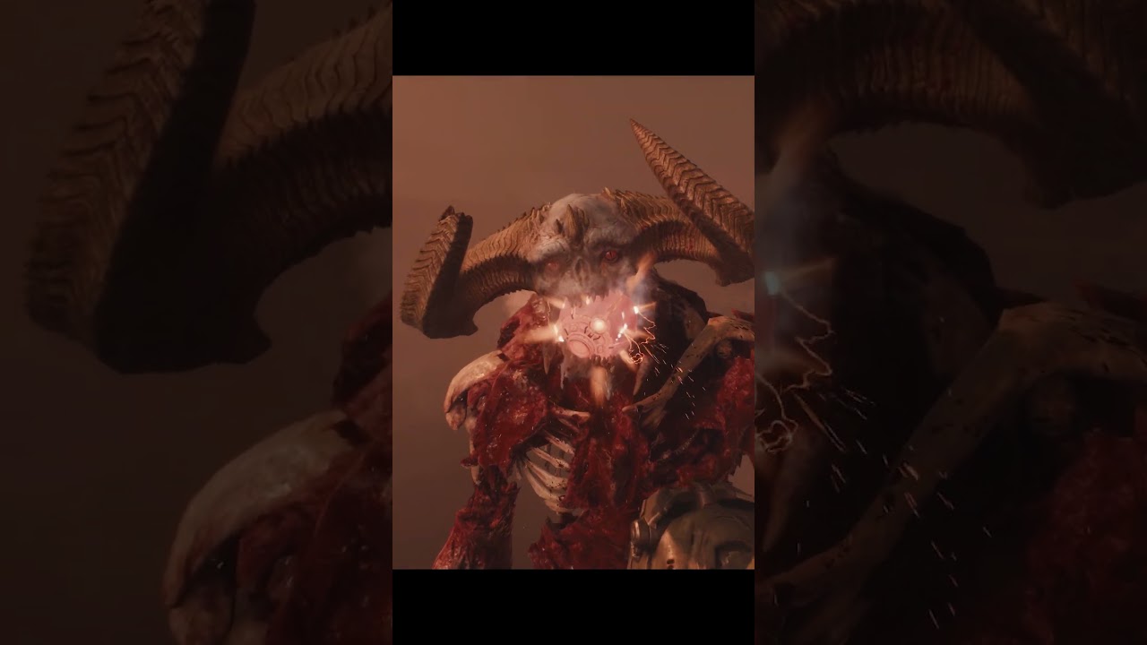 ДЕМОНУ ЗАПИХНУЛИ БОМБУ В РОТ И УДАРОМ НОГИ ОТПРАВИЛИ ЕГО БЕЗДНУ! #doom #shorts #games #gaming #игры
