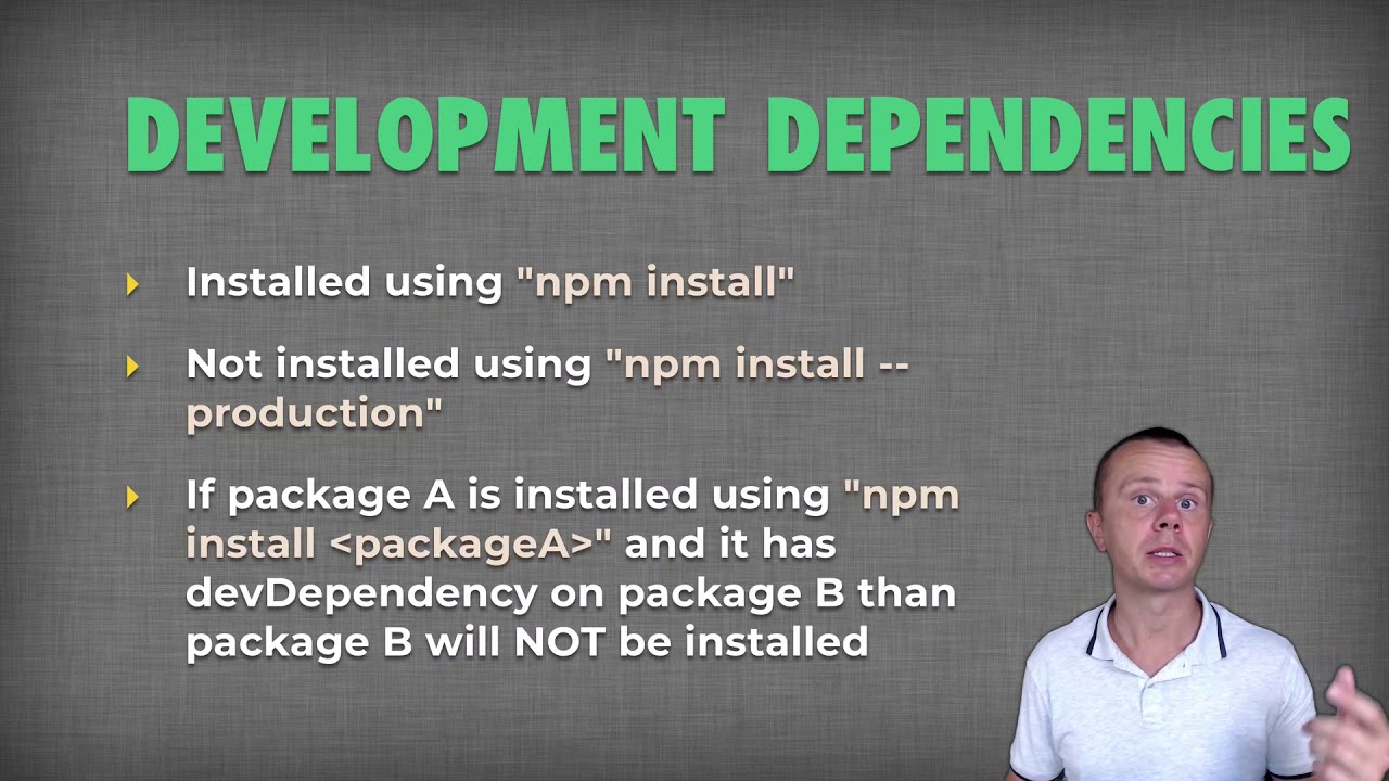 10 Dependencies and Development Dependencies