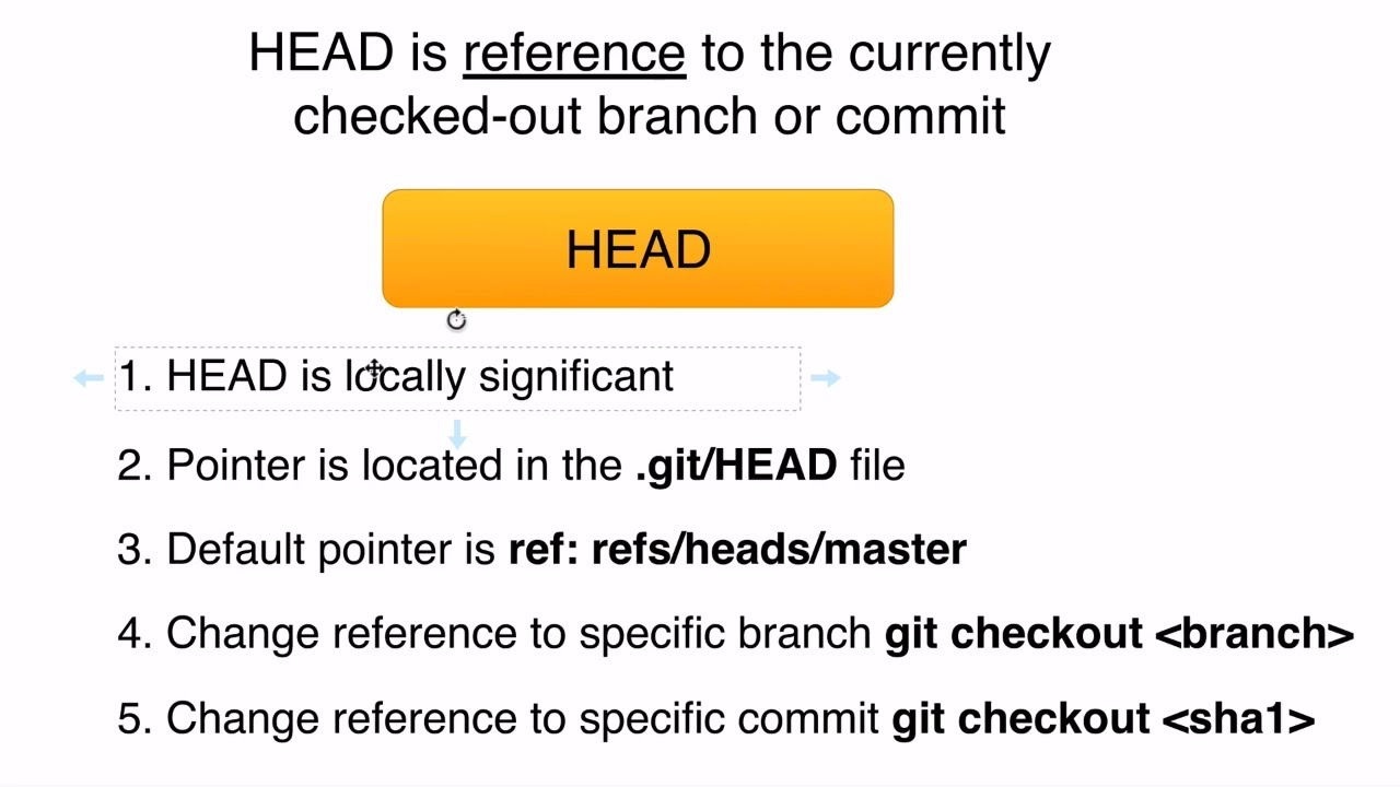 Git branches and Git HEAD: 55 What is HEAD in Git