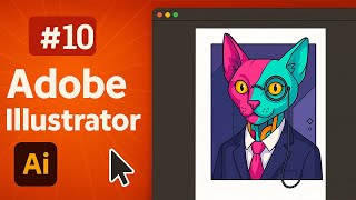 Превью: Изучение Adobe Illustrator с нуля / #10 – Практика. Создаем логотип