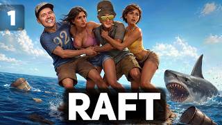 Превью: Четверо на маленьком плоту 🦈 Raft [PC 2018] #1