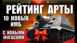 Превью: 🥇РЕЙТИНГ АРТИЛЛЕРИИ WoT! 10 ЛУЧШИХ САУ ПОСЛЕ РЕБАЛАНСА ФУГАСОВ! АРТА в World of Tanks 2021