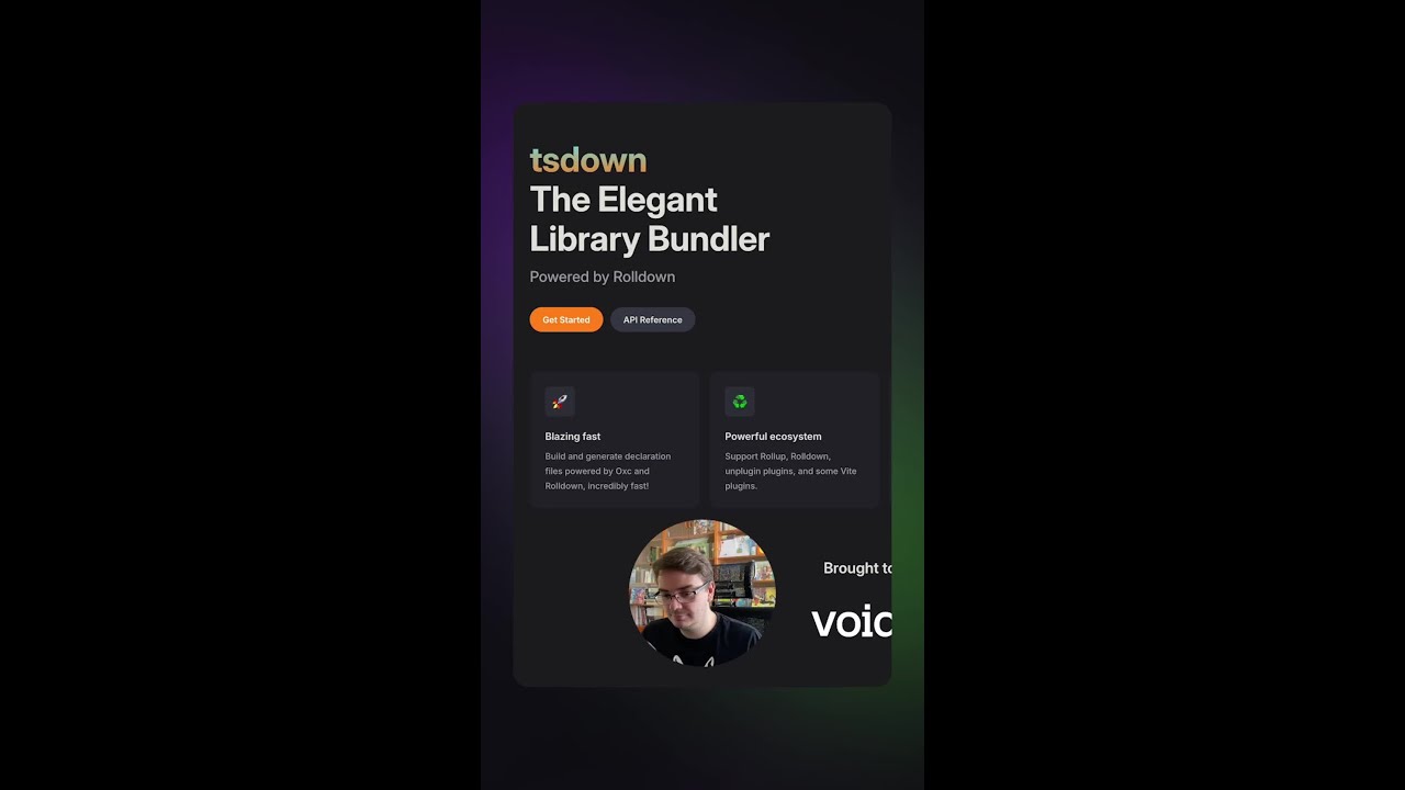 Вышел tsdown! #javascript #jslib