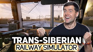 Превью: Уморительный симулятор машиниста электровоза 🚉 Trans-Siberian Railway Simulator [PC 2024]