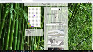 Превью: Панда тетрис. Сайт от верстки до хостинга (html, js, php). Введение