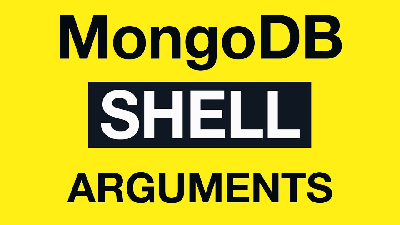 MongoDB Shell: 06 Arguments in the MongoDB Methods