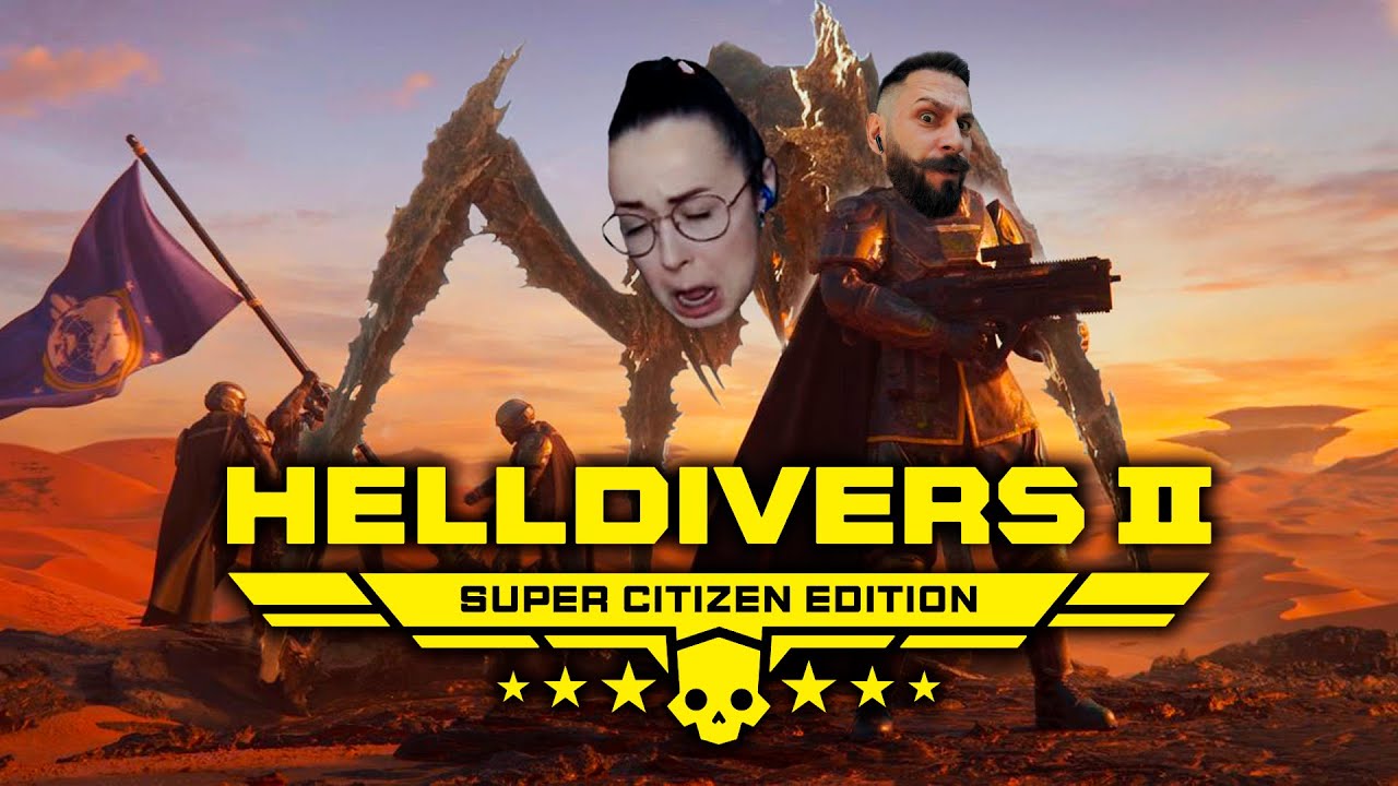 HELLDIVERS 2 - АДА ДАЙВЕРЫ с @ElComentanteOfficial, @XpyctKopnycoB, @Kop3uHbl4