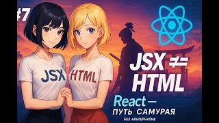 Превью: Что такое JSX? Отличия от HTML / 7 / Курс React Путь Самурая: Без альтернатив