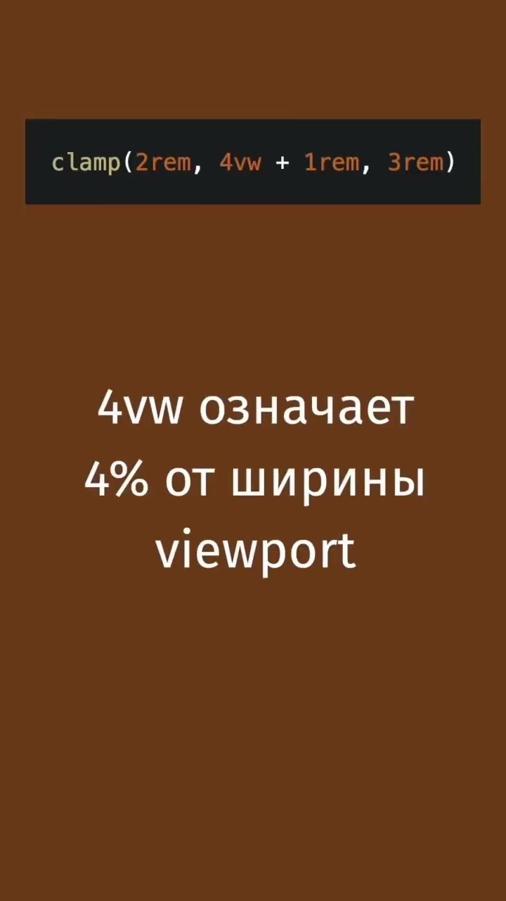 Превью: Скрытая фишка функции clamp() в CSS