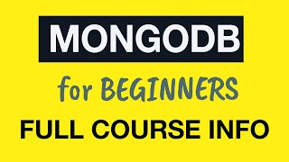 Превью: MongoDB Tutorial for Absolute Beginners :  My full-length MongoDB courses