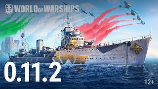 Превью: Обновление 0.11.2: Эсминцы Италии. Часть 1 |  World of Warships