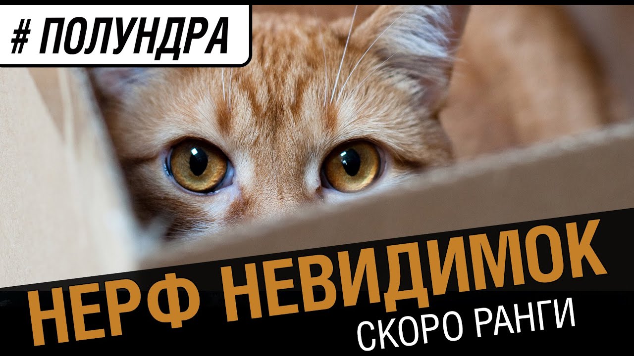 #полундра - нерф невидимок. Скоро ранги !