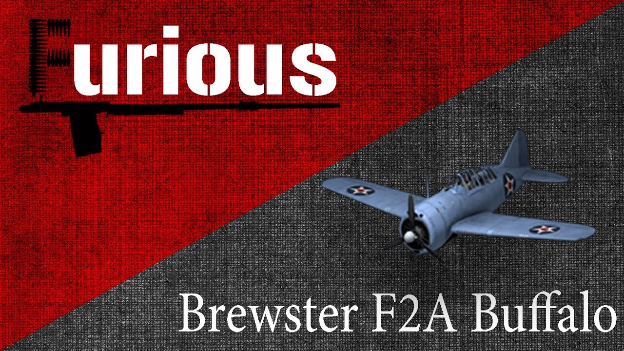 Brewster F2A Buffalo. Бодается.