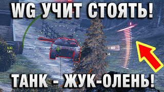Превью: WG УЧИТ СТОЯТЬ В КУСТАХ! ТАНК - ЖУК-ОЛЕНЬ! РОСТ АЛЬФЫ ОТ СТОЯЛОВА!