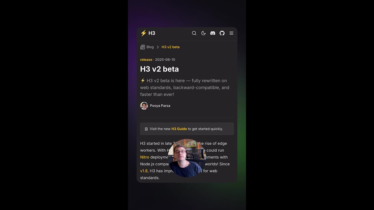 Новости разработки | H3 v2 beta | #node #deno #bun