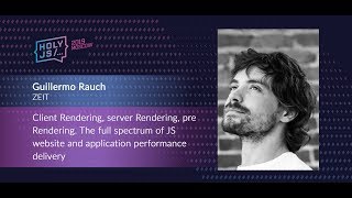 Превью: Guillermo Rauch — Client rendering, server rendering, pre rendering